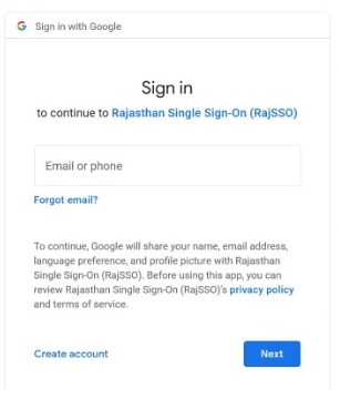 Google sso id